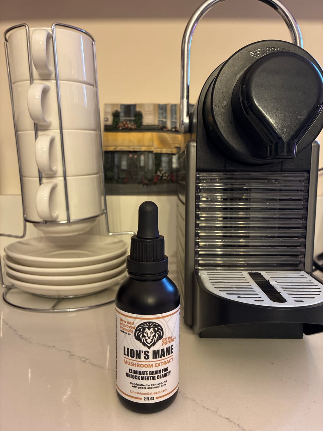 Customer photo review of Lion's Mane Liquid Extract: Natural Support for Focus, Memory, & Clear Thinking
