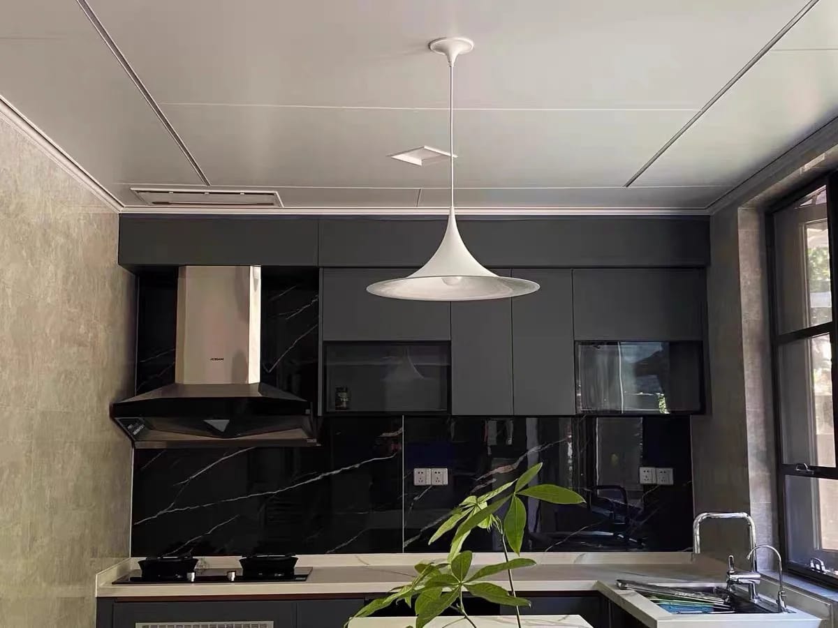 Customer photo review of Semi Pendant Light, Arch Spun Aluminium Shade, E26/E27, Hardwired