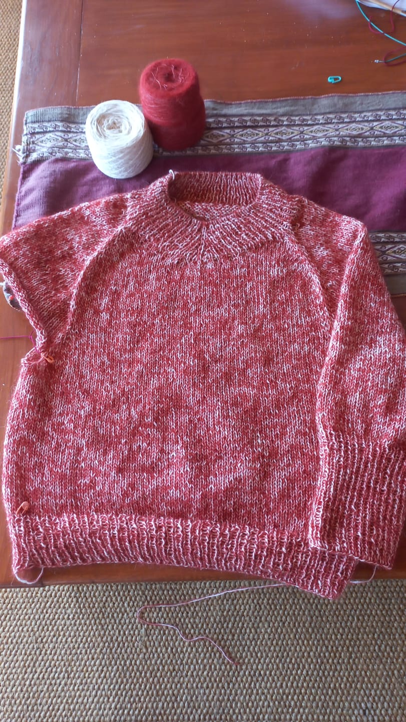 Customer photo review of Alpaca melange blanco 10