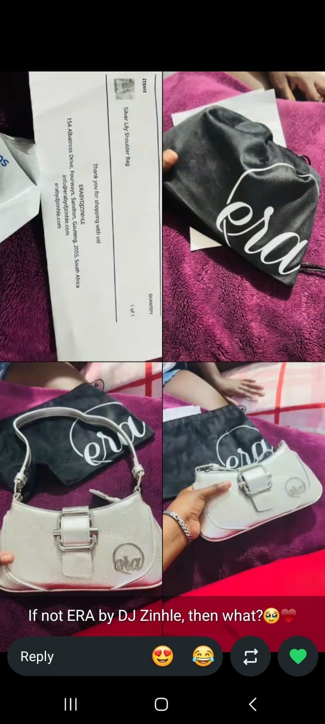 Customer photo review of Silver Lily Shoulder Bag