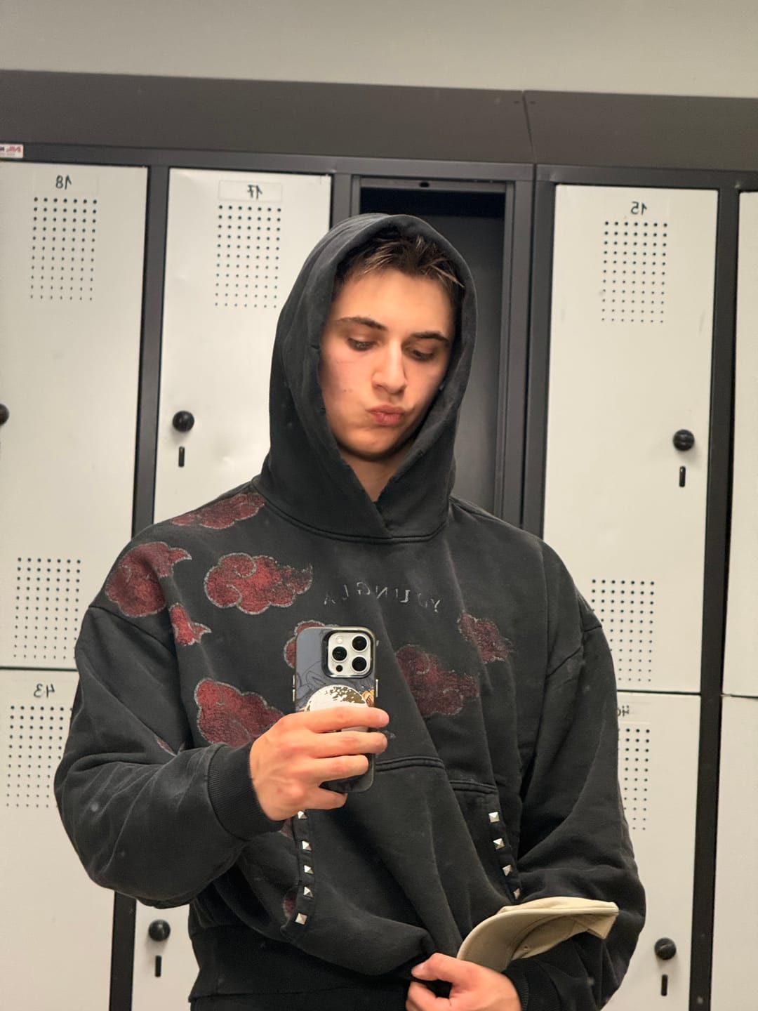 Customer photo review of 5083 - Naruto Stud Artwork Hoodies
