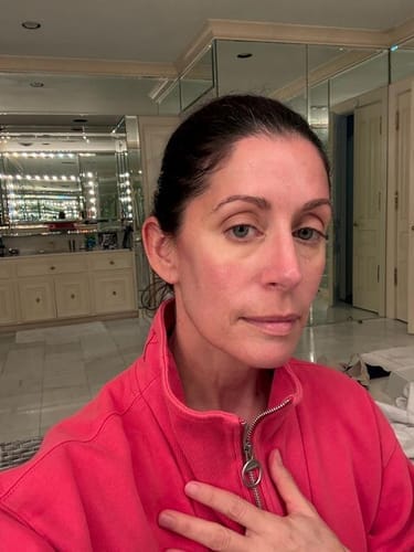 Customer photo review of PDRN Pink Caffeine Overnight Wrapping Mask