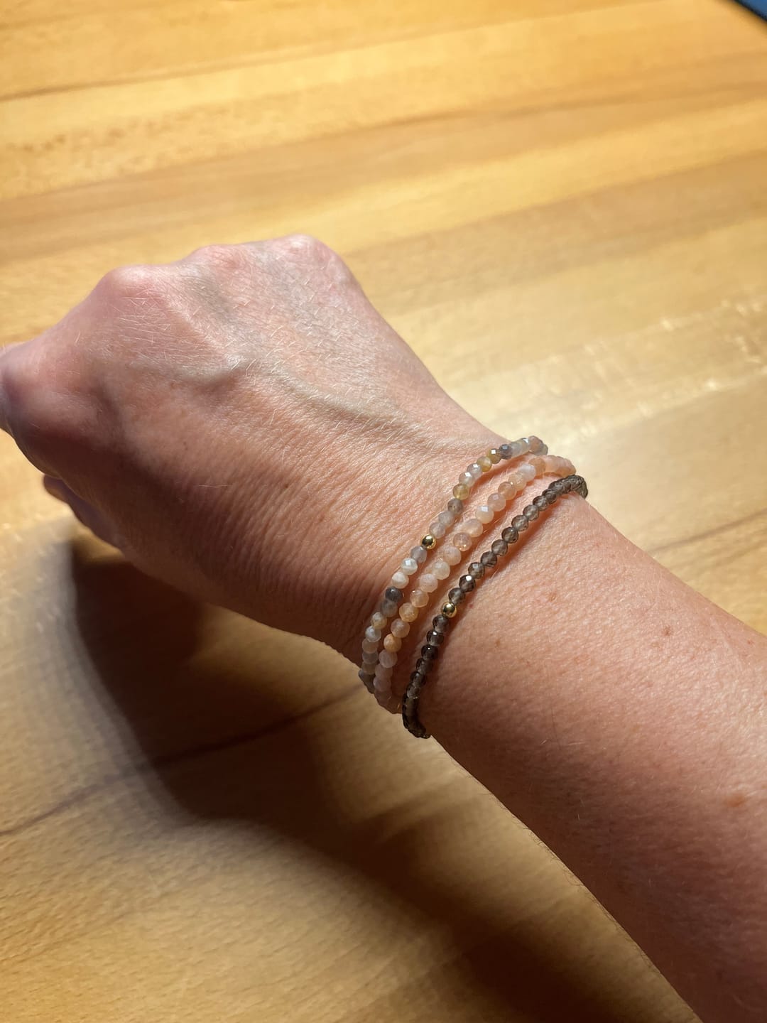 Customer photo review of Beloved Mondstein Armband