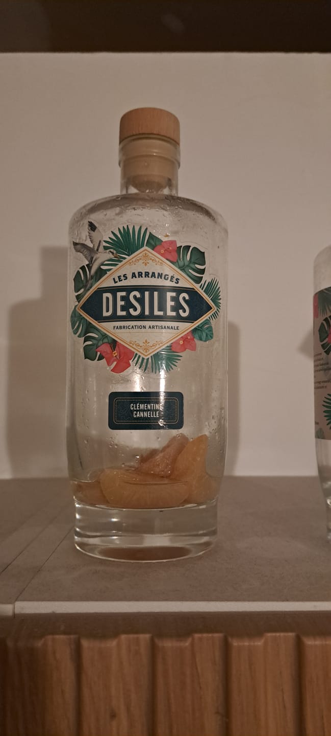 Customer photo review of Rhum arrangé Clémentine & Cannelle