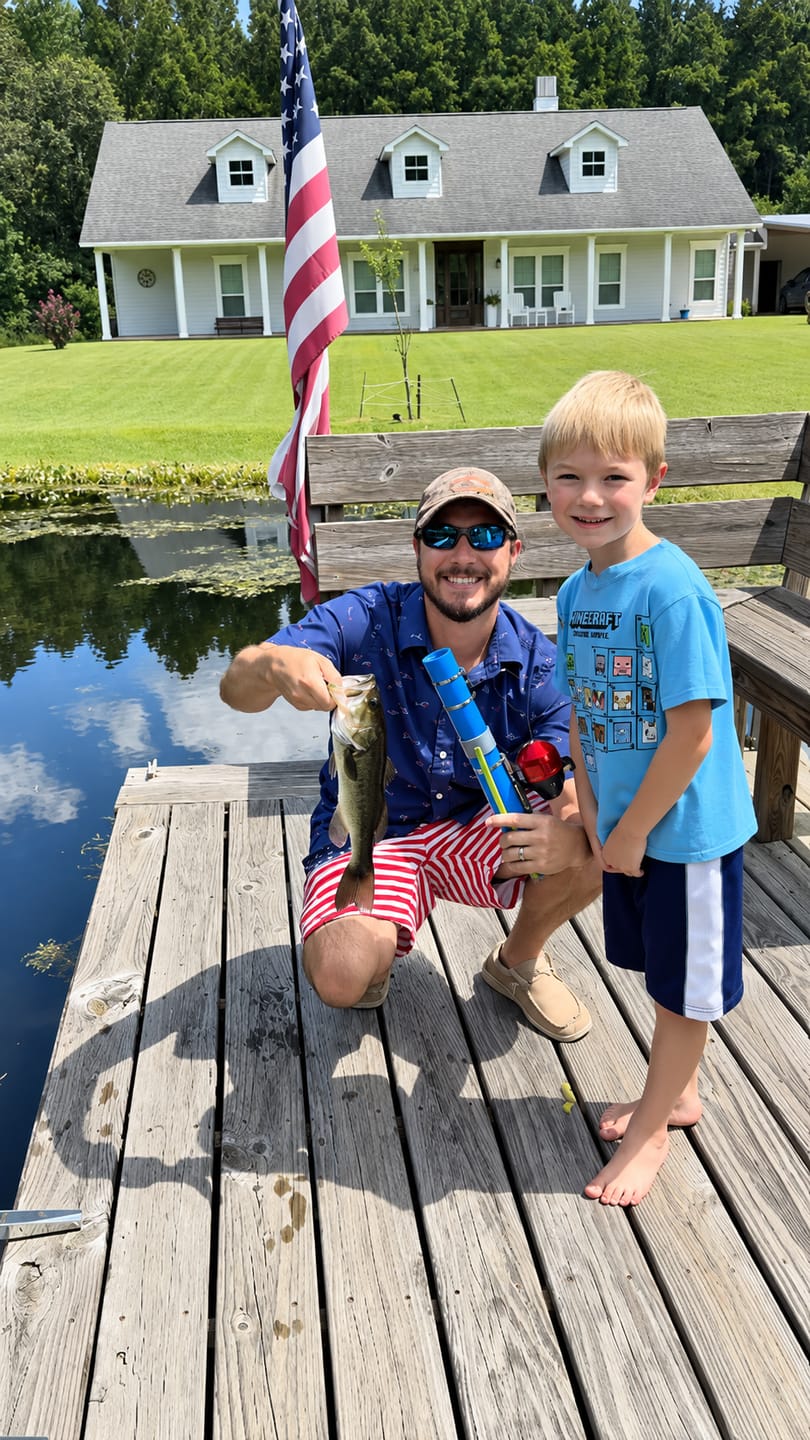 Customer photo review of Catapult fishing rod + reel kit