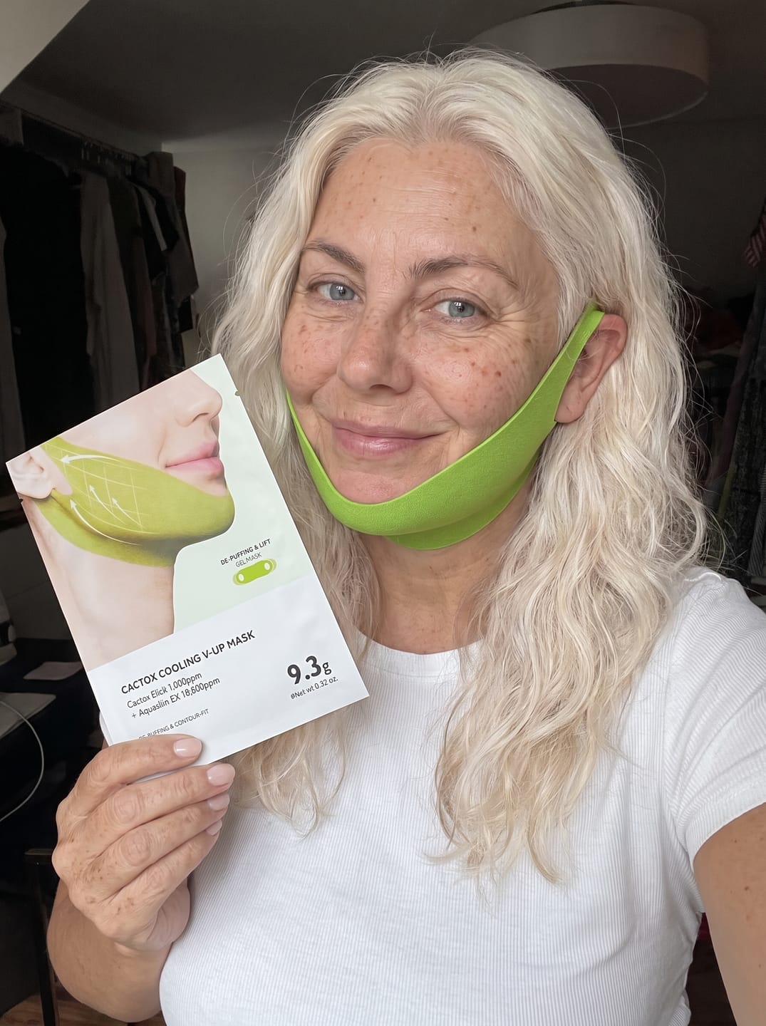 Customer photo review of Cooling Jawline Sculpt V-lifting Band