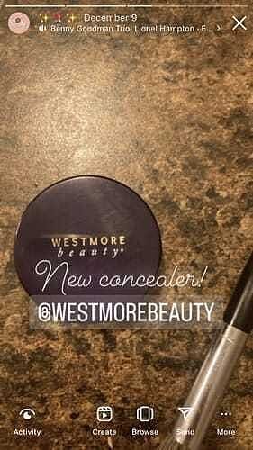 Customer photo review of Powder-to-Cream Concealer