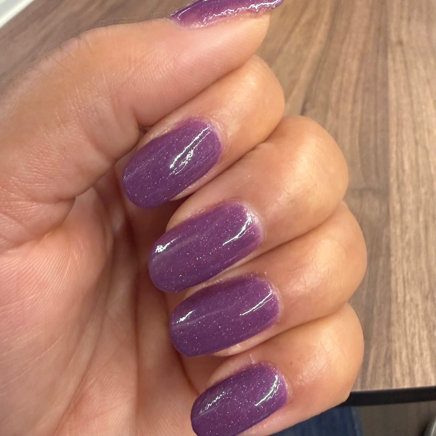 Customer photo review of Diamond Night Dipping Powder