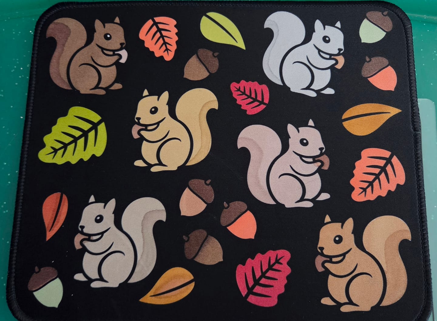 Customer photo review of Big + Mini Desk Mat Coloring Bundle