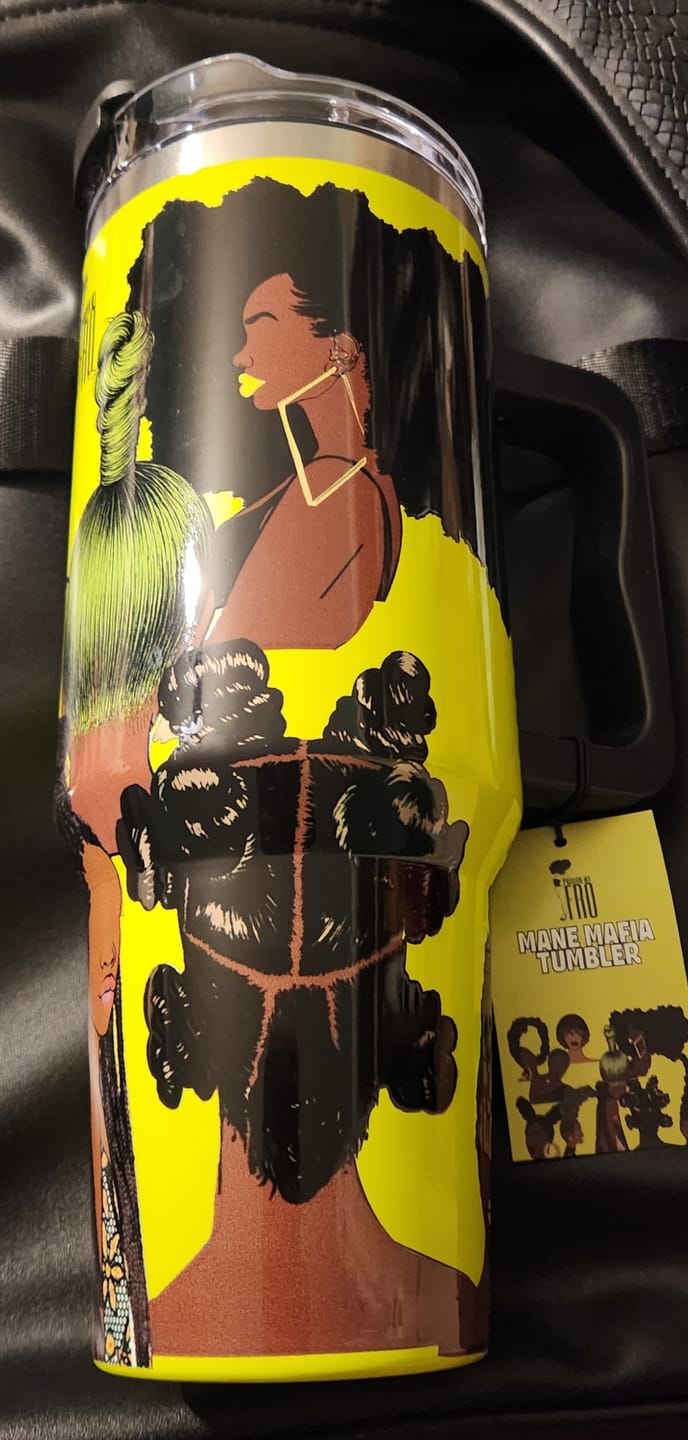 Customer photo review of Mane Mafia 40 fl oz Tumbler