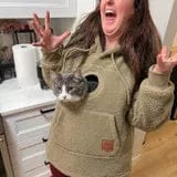 Customer photo review of PawHug™ Cozy Pet Hoodie