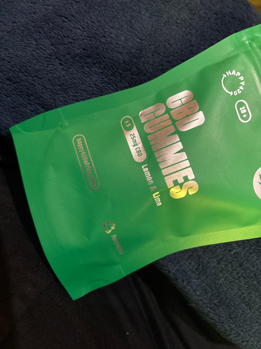 Customer photo review of CBD Gummies - Lemon & Lime