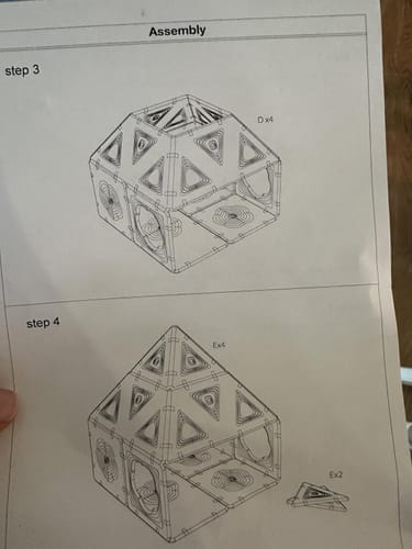 Customer photo review of Magnetic Building Panels (18 PCS)