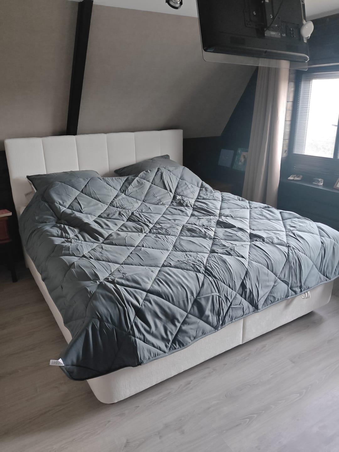 Customer photo review of Boxspring met opbergruimte Sierra