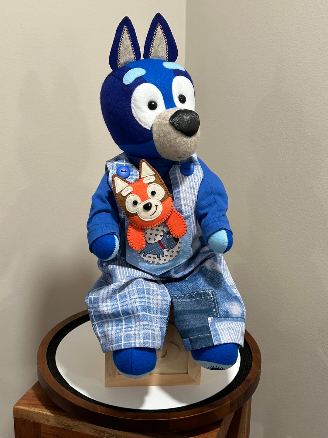 Customer photo review of "Aussie & Mate"  Playdoll PDF Pattern and Video Tutorial