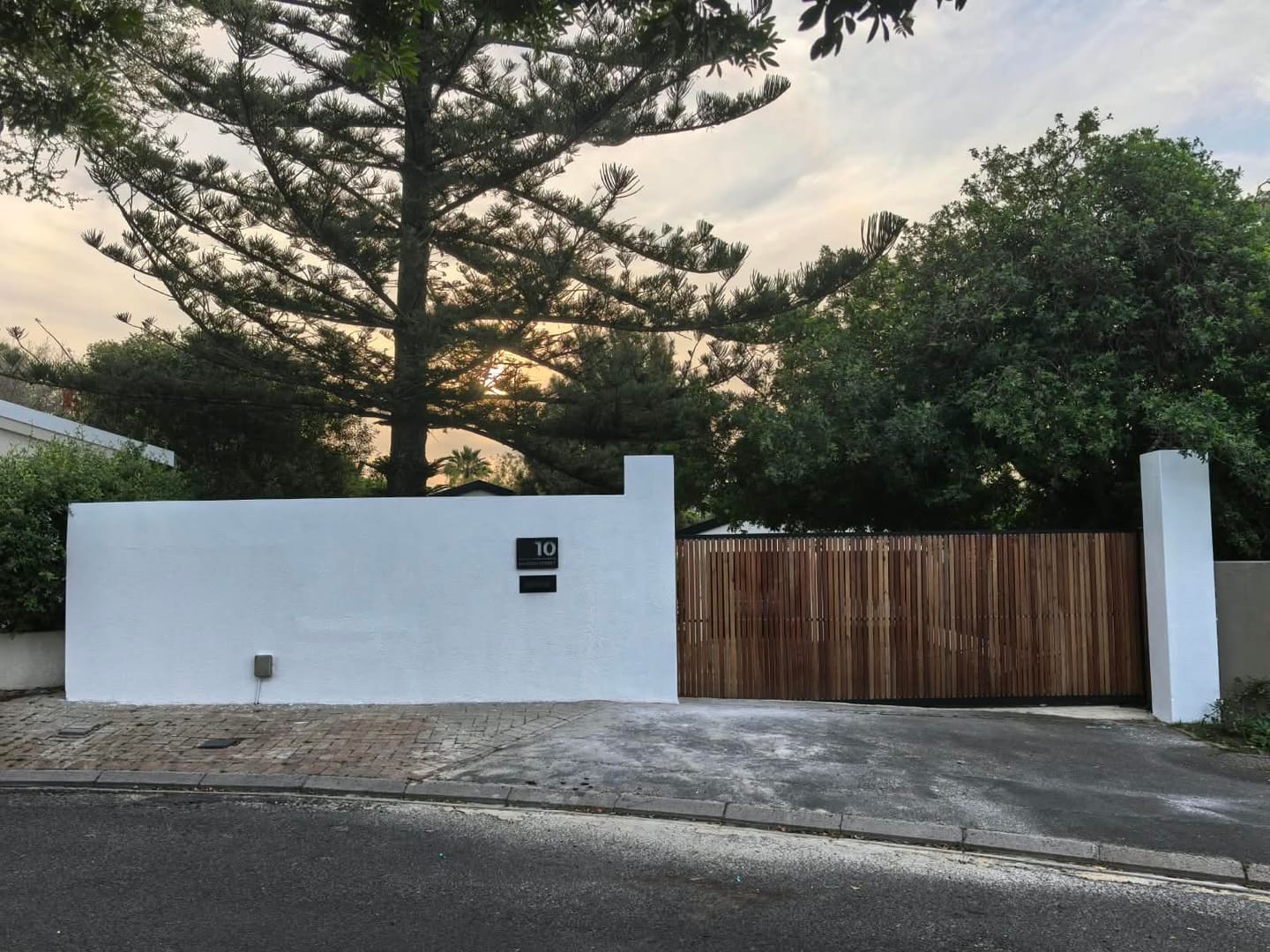 Customer photo review of The Urban Metal House Number