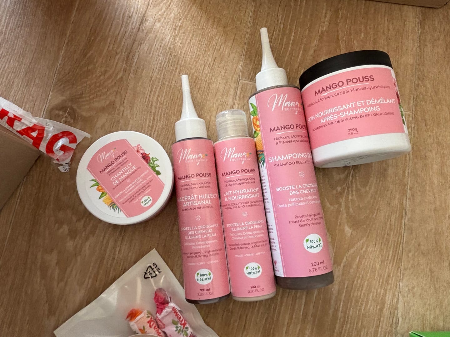Customer photo review of Pack routine Mango POUSS
