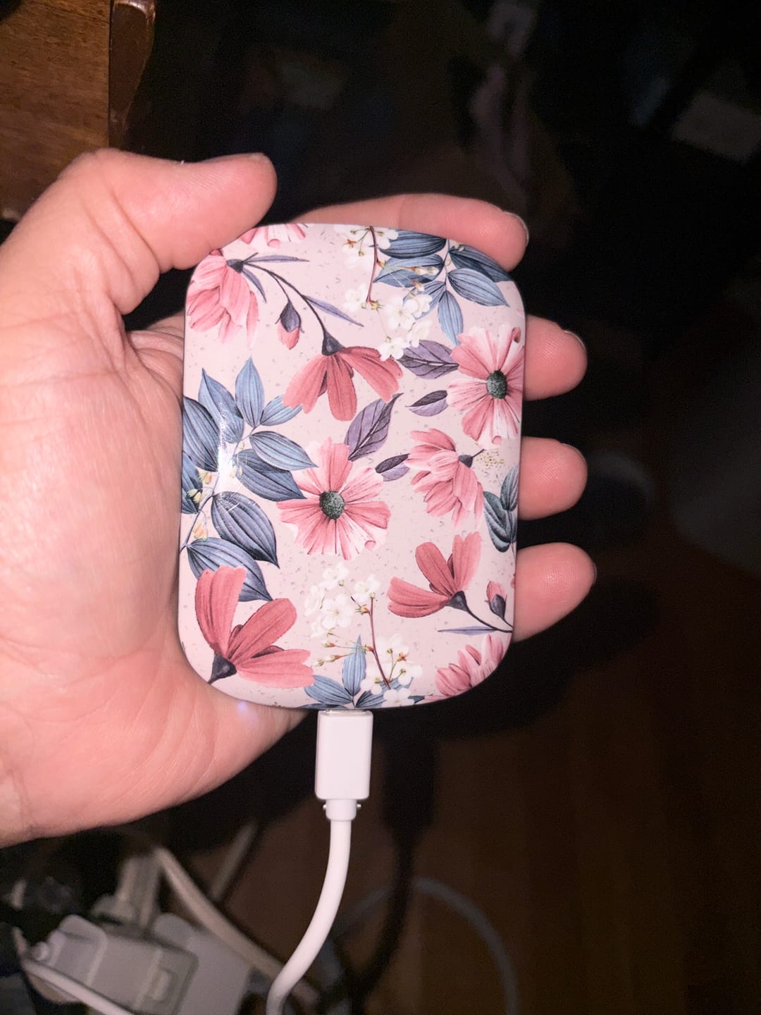 Customer photo review of Fall Flowers ChargePod