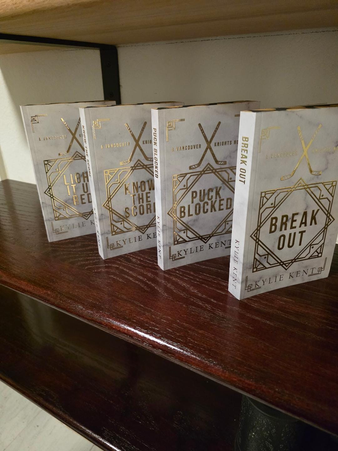 Customer photo review of RARE Edition Vancouver Knights Paperback Set