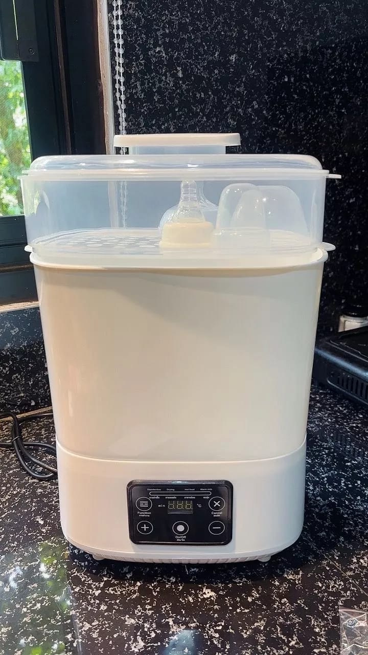 Customer photo review of 5 in 1 Baby Bottle Sterilizer With Drying Bottle Heater Capacity Auto Shut-Off