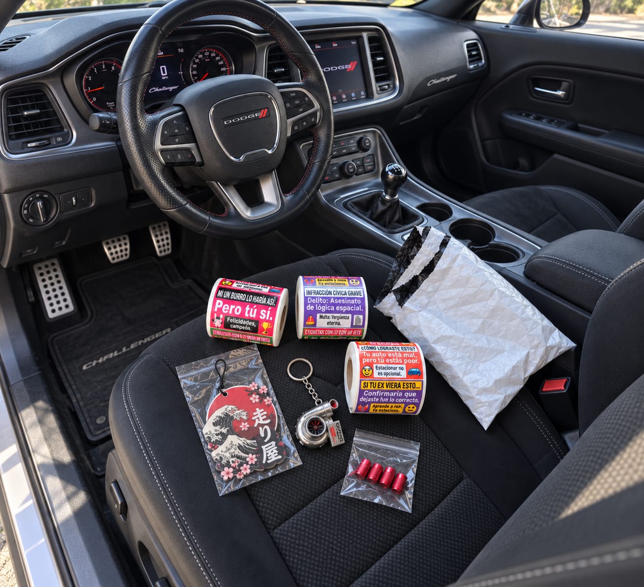 Customer photo review of 150 Pegatinas Divertidas para Malos Estacionamientos