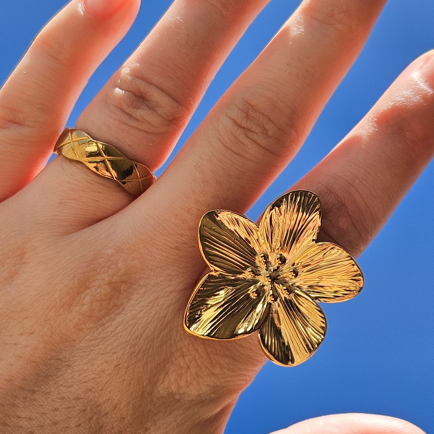 Customer photo review of Anillo Ajustable Adhara