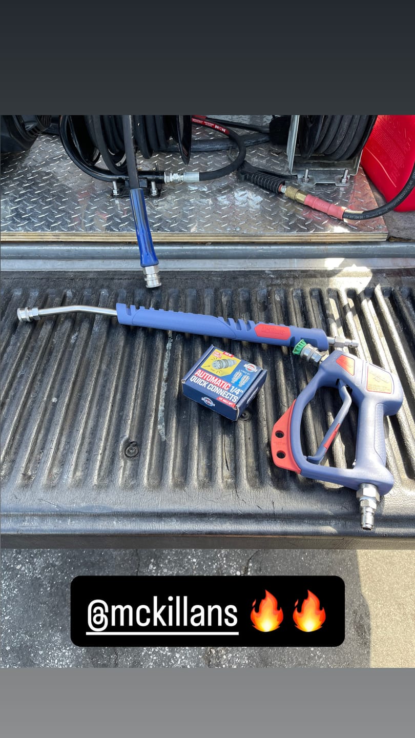 Customer photo review of Rinsing Wand Pro Blue