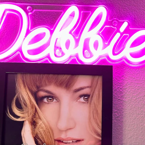 Customer photo review of Custom Neon: Debbie