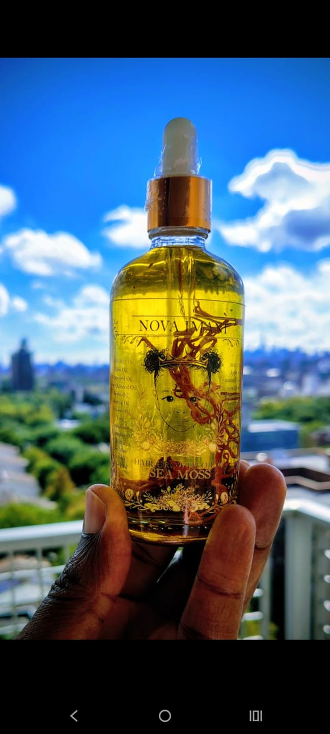 Customer photo review of Nova Imani Crown Oil with East African Sea Moss
