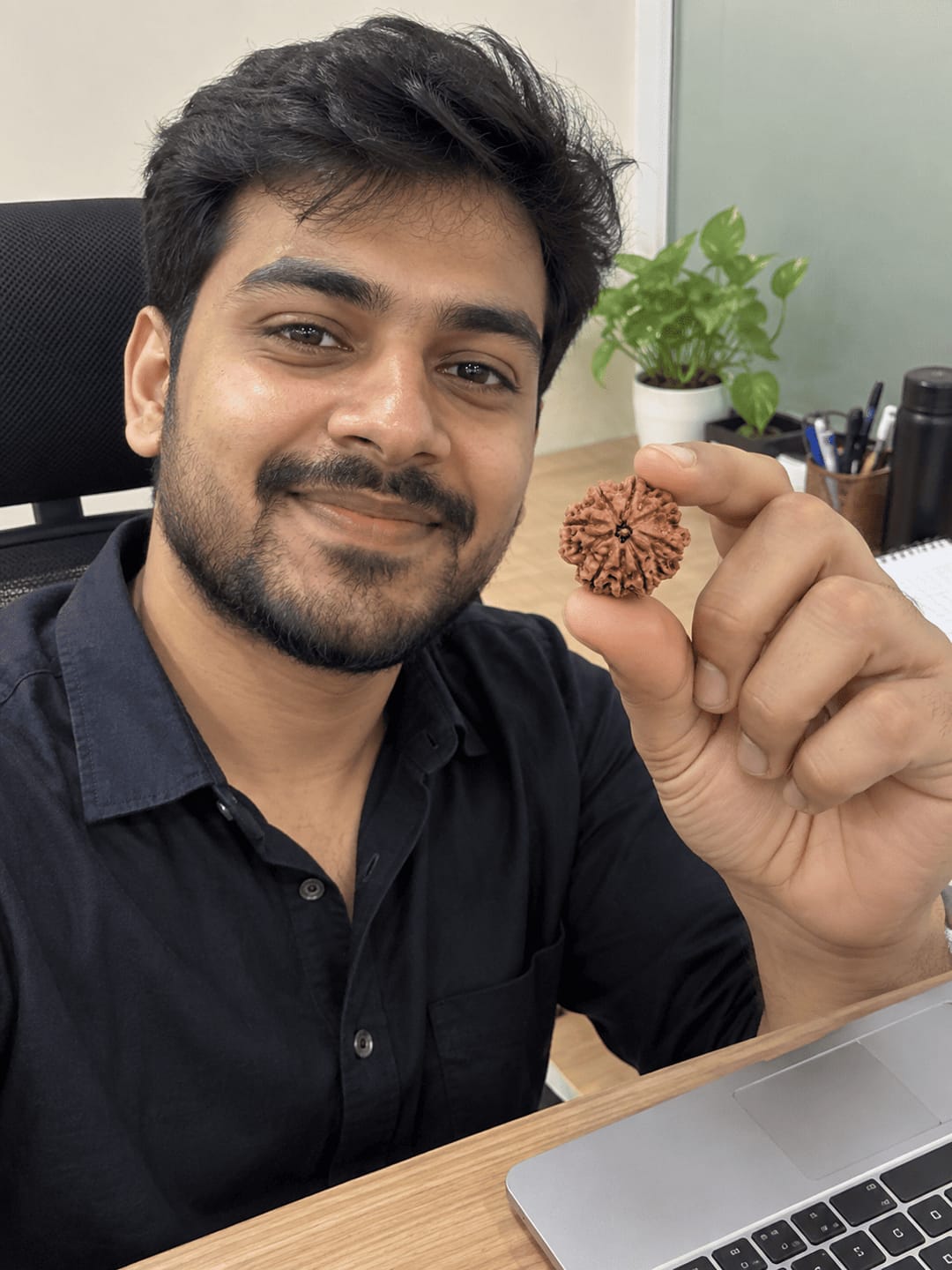 Customer photo review of 8 Mukhi Rudraksha (Nepali)