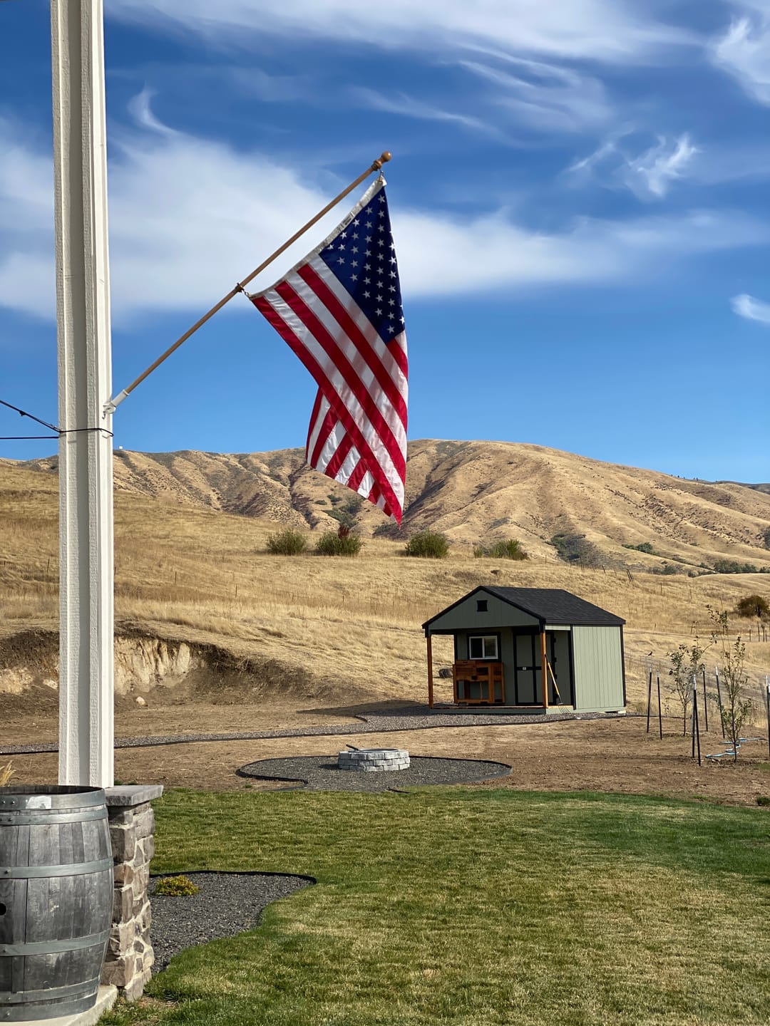 Customer photo review of 3' x 5' American Flag Set