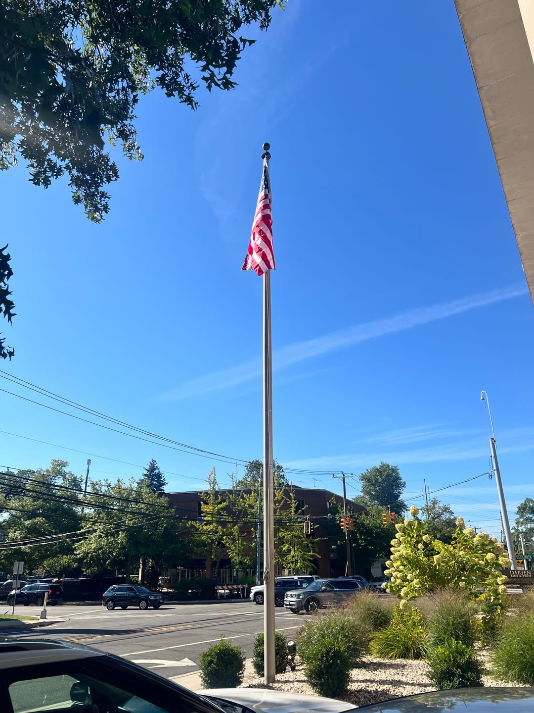 Customer photo review of 5' x 8' American Flag