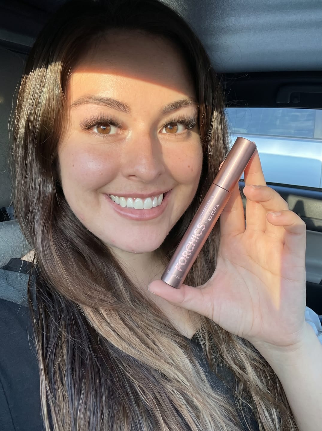 Customer photo review of Lash Growth Mascara