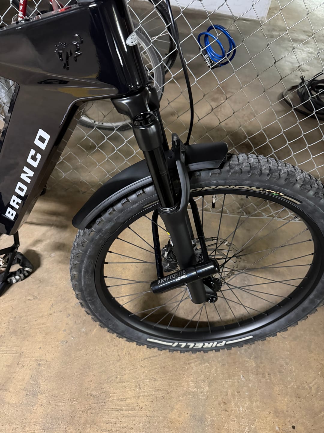 Customer photo review of Ford Bronco e-Bike Front Fender