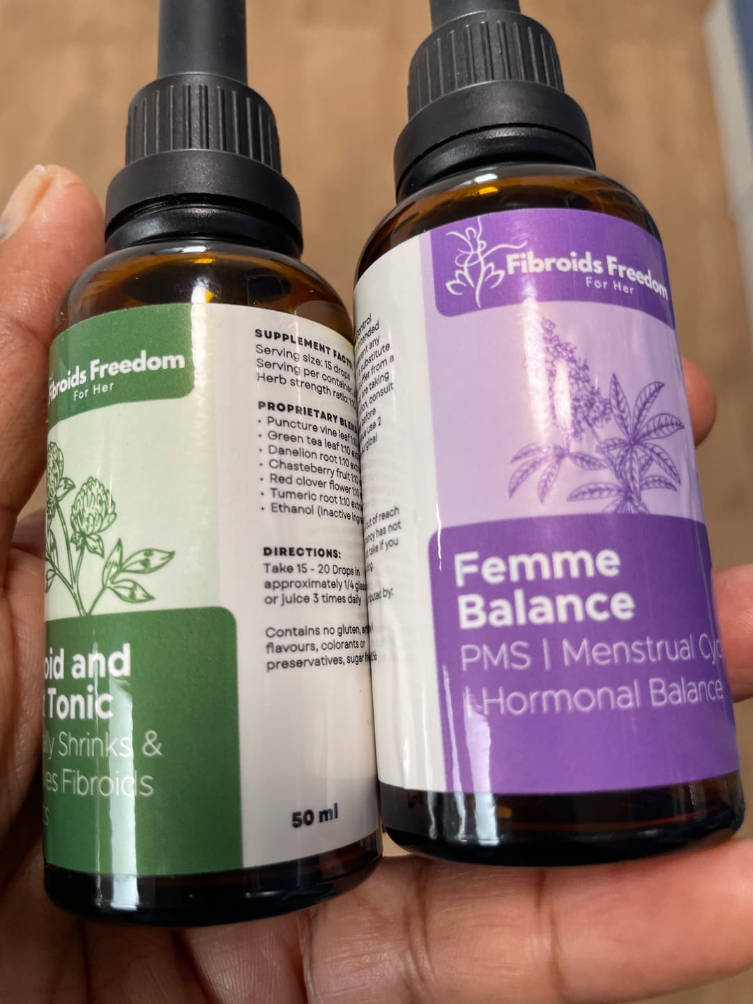 Customer photo review of Fibroids Freedom For Her