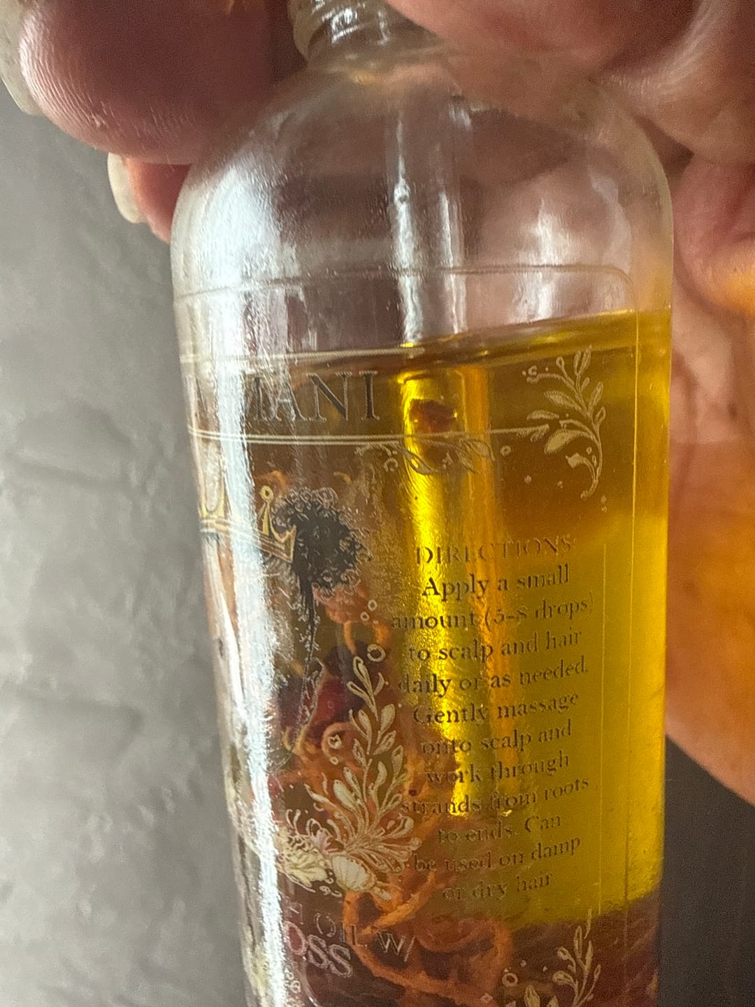 Customer photo review of Nova Imani Crown Oil with East African Sea Moss