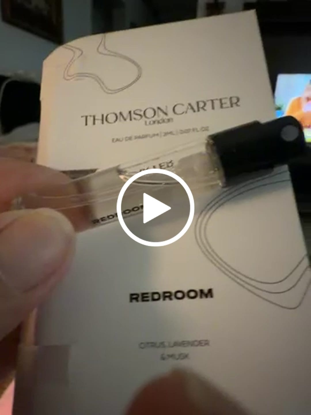 Customer video review of Redroom | Eau de Parfum | 2ml
