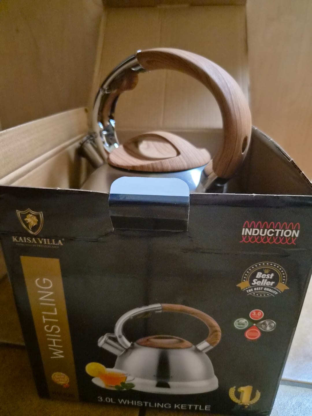 Customer photo review of The Heritage Kettle | Stainless Steel