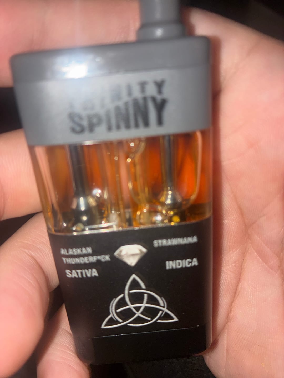 Customer photo review of Trinity Spinny Platinum Edition THCA 6gm