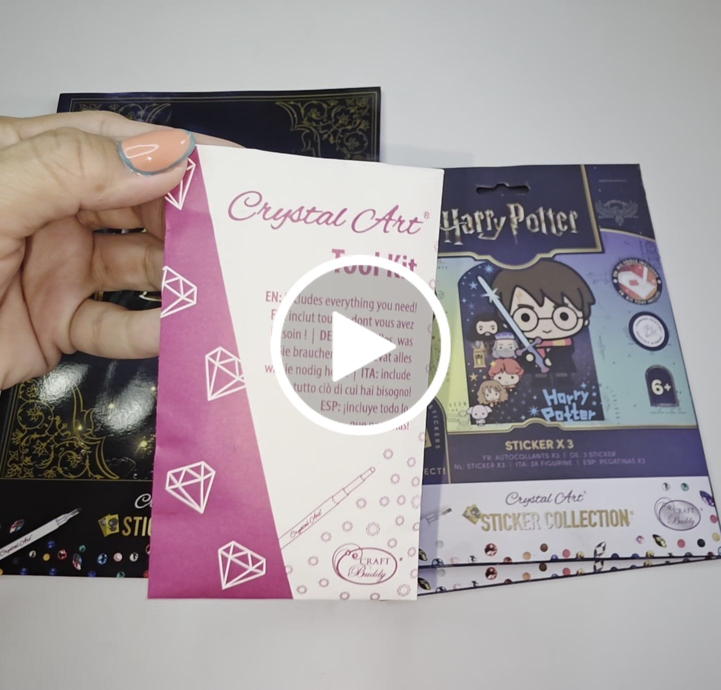 Customer video review of Harry Potter Crystal Art Sticker Album - Starter Pack