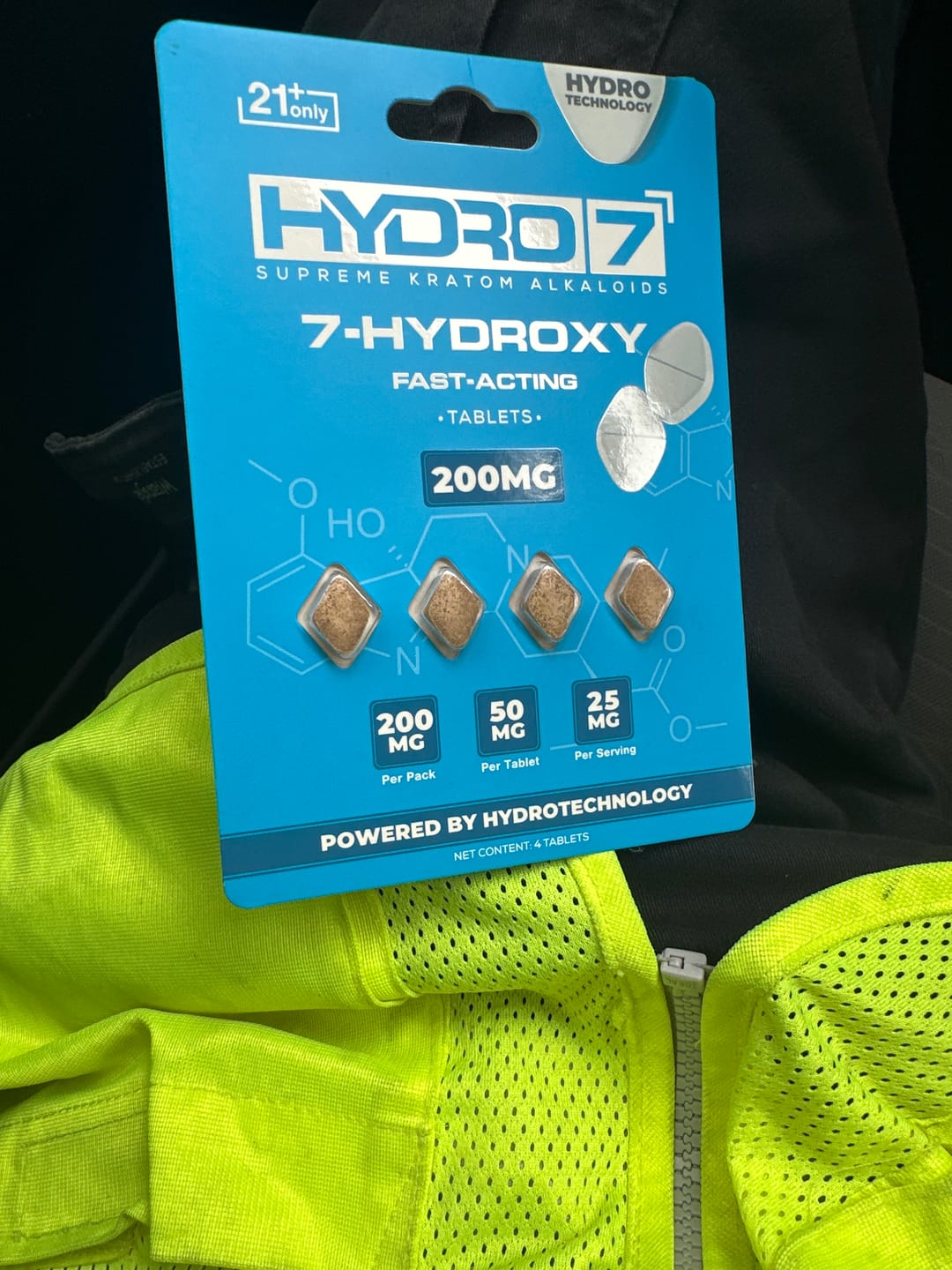 Customer photo review of 7-Hydroxy Tablets - 7MG (10 Count) 70MG