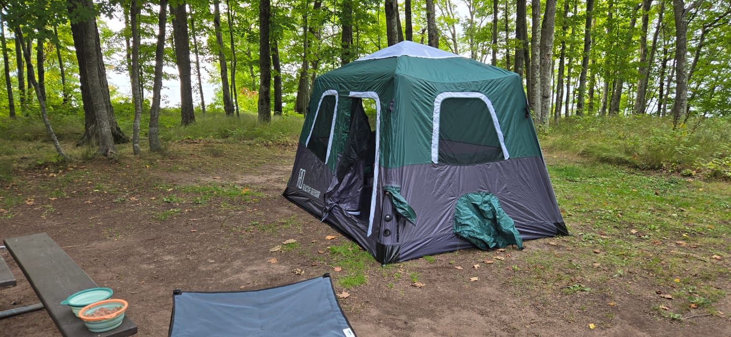 Customer photo review of 2-Step Cabin Tent