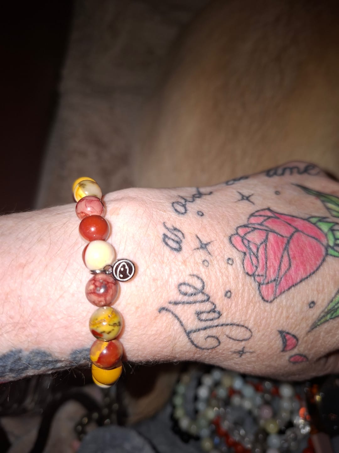 Customer photo review of Mookaite Bracelet