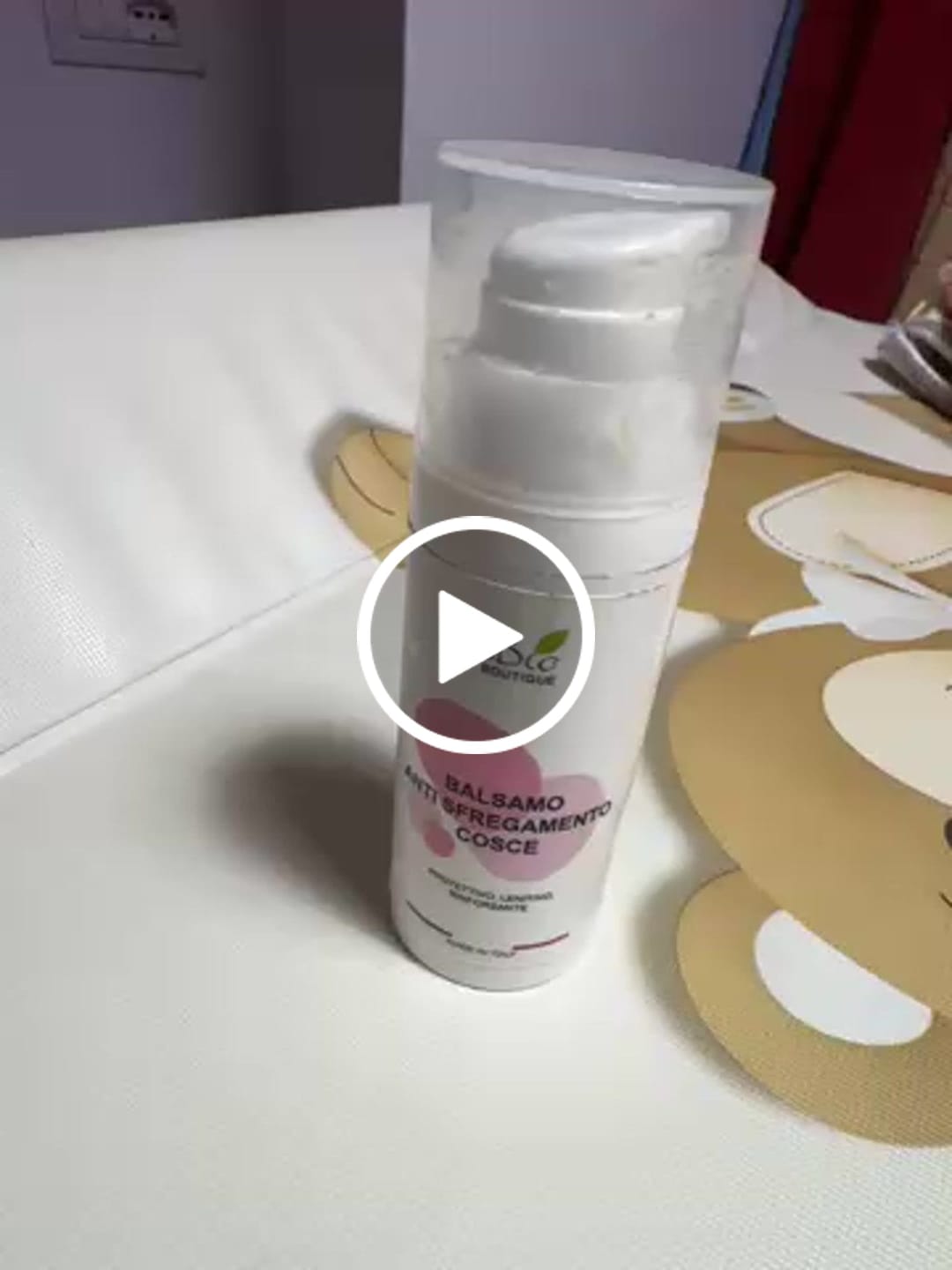 Customer video review of Balsamo Anti Sfregamento Cosce