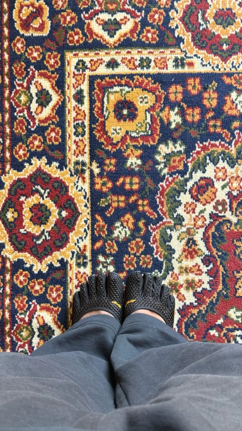 Customer photo review of Five Toe Shoes