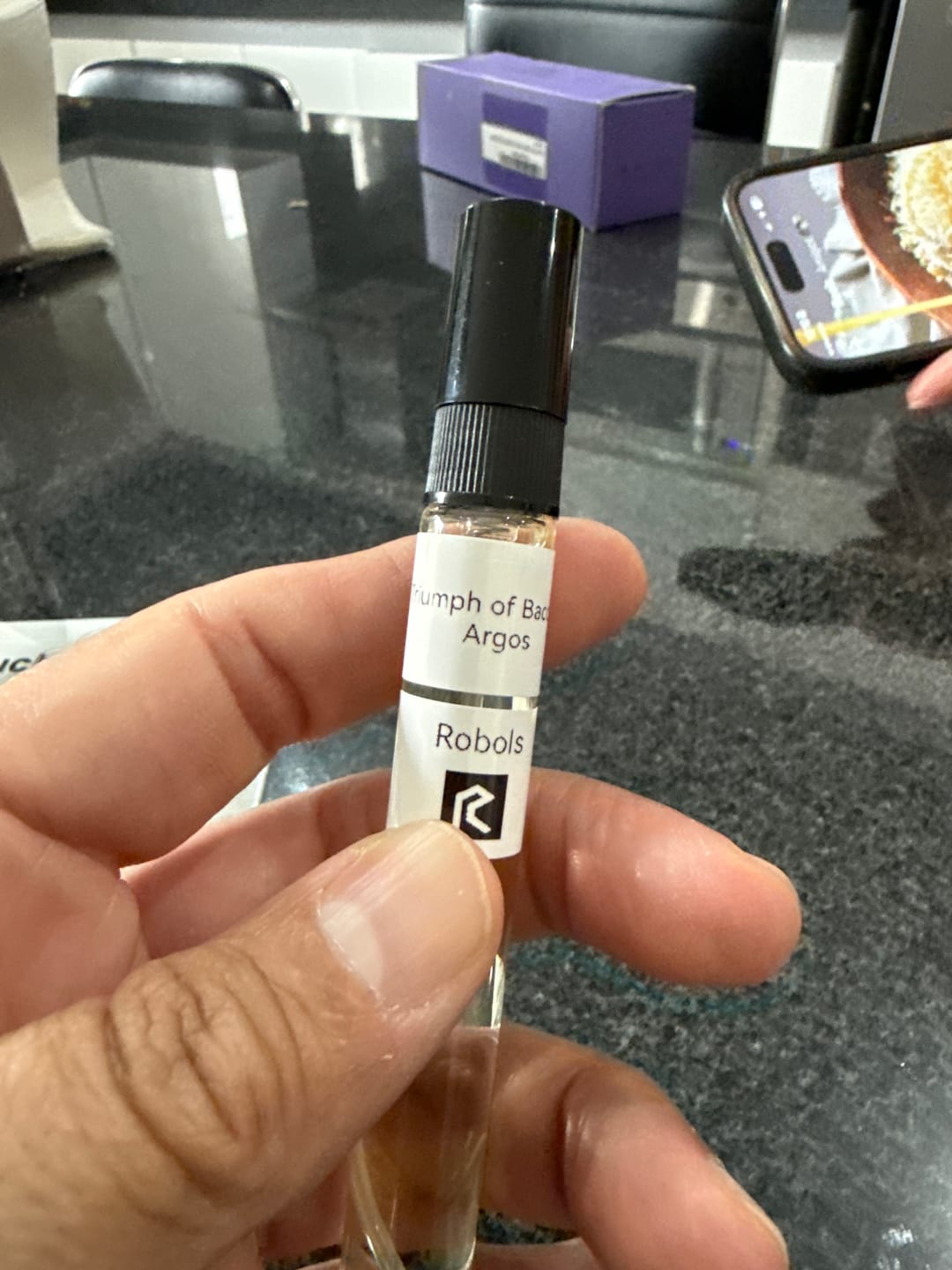 Customer photo review of Triumph of Bacchus Eau de Parfum Argos
