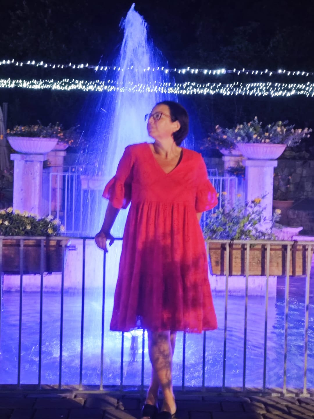Customer photo review of VESTITO LILIANA ROSSO