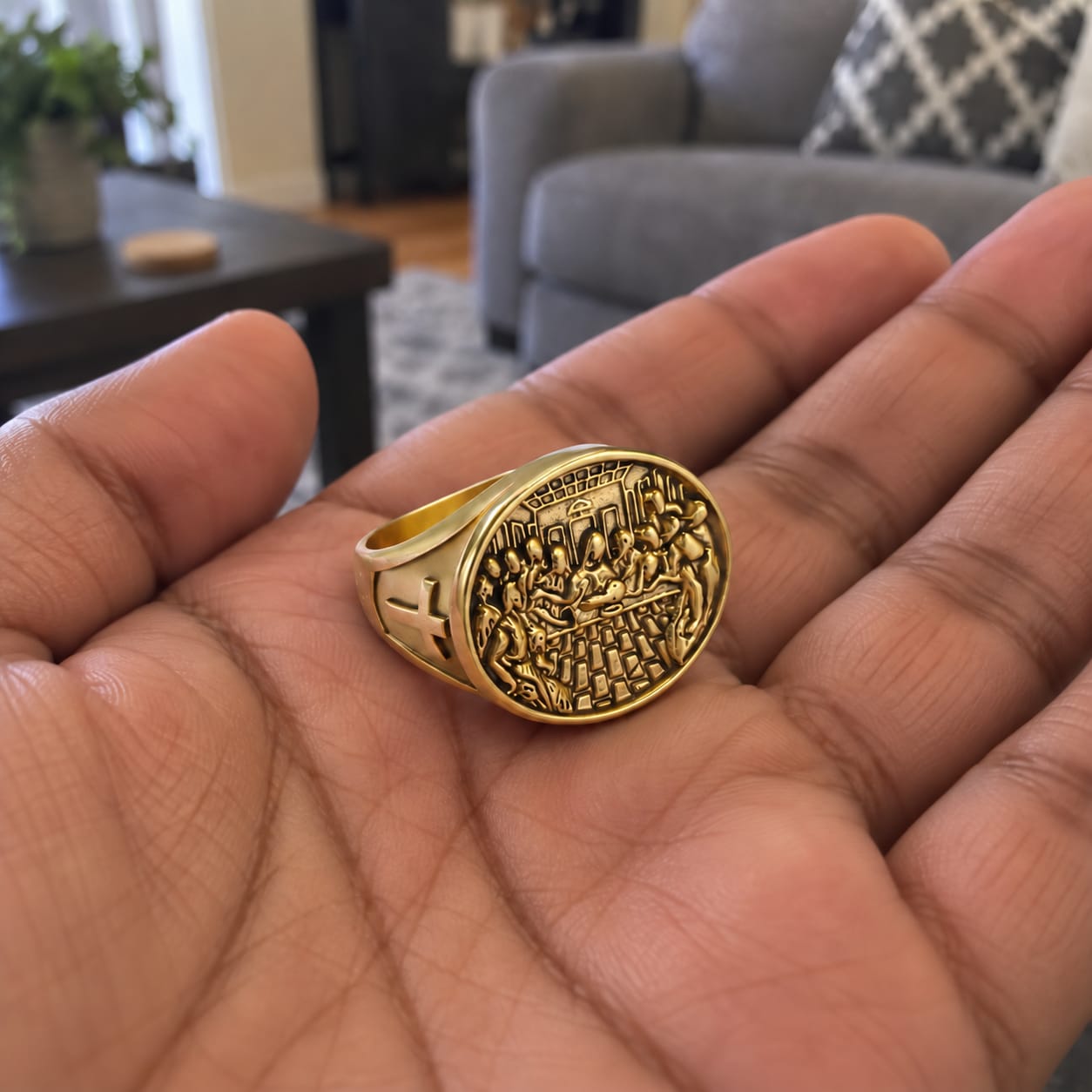 Customer photo review of Last Supper Ring