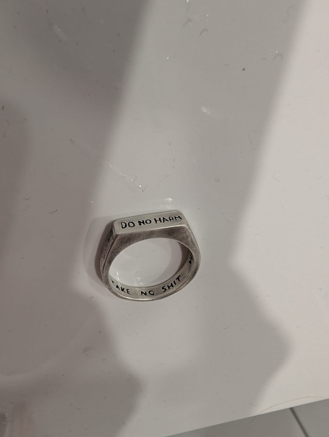 Customer photo review of Do No Harm | Silver