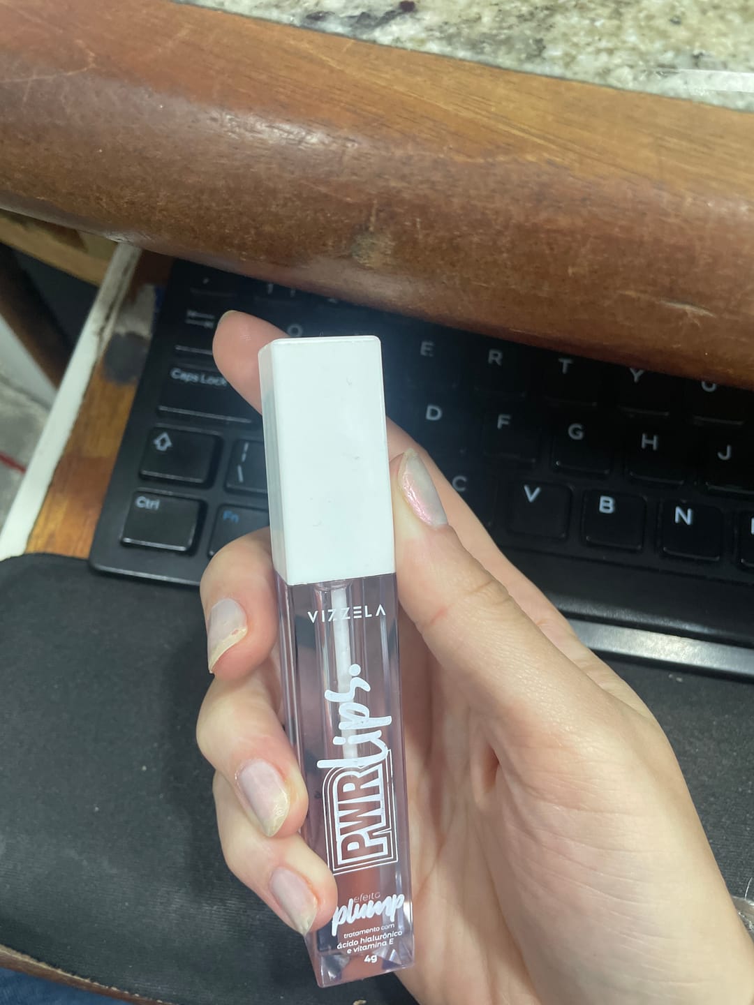 Customer photo review of Power Lips Top Coat Vizzela